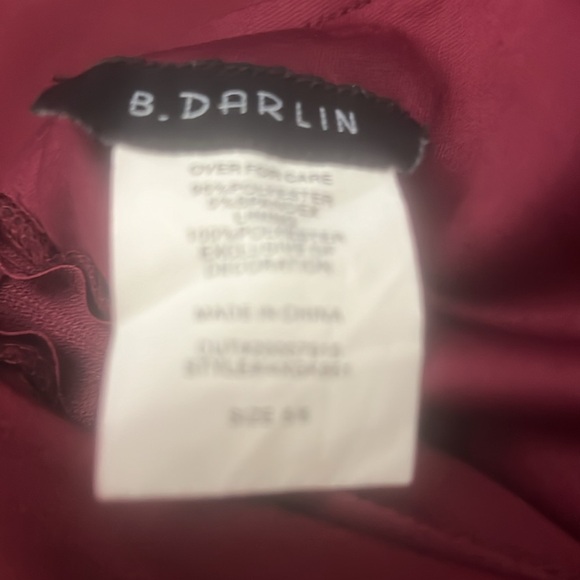 Sexiest burgundy/ Maroon  fit and flare Lacey open back midi dress - Picture 3 of 5